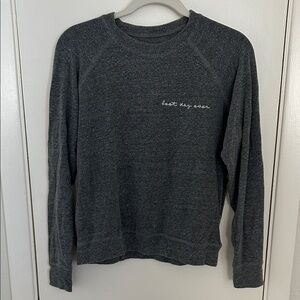 good hYOUman Charcoal Crewneck Sweater